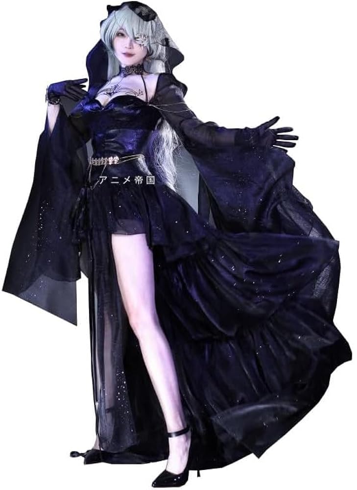 Amazon.co.jp: 無期迷途 コフィン 黒夜の葬儀 コスプレ 衣装